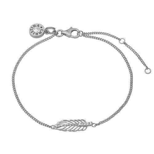 Image of White Crystal 925 sterling sølv Christina sølv armbånd smykke fra Christina Collect